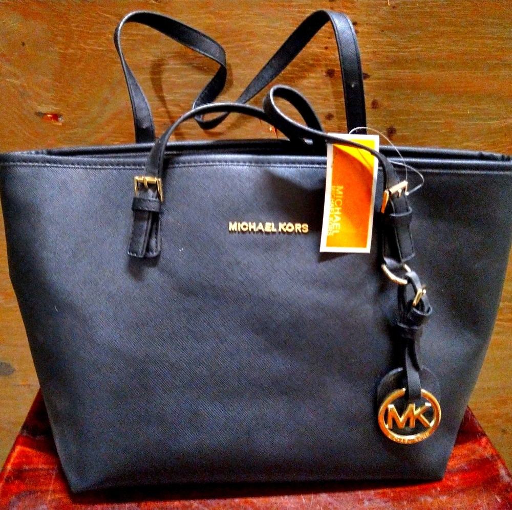 Michael kors leather tote